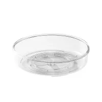 Rotating Spice Storage Upgraded 11.5 Inch Clear Turntable for Refrigerator,Bathroom