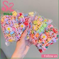 AD8T2 20pcs/set คาวาอิ ยางรัดผมเด็ก ที่มัดผม อีลาสติก เชือกมัดผมเด็ก ของใหม่ Scrunchie ที่มัดผมหางม้า สำหรับผู้หญิง