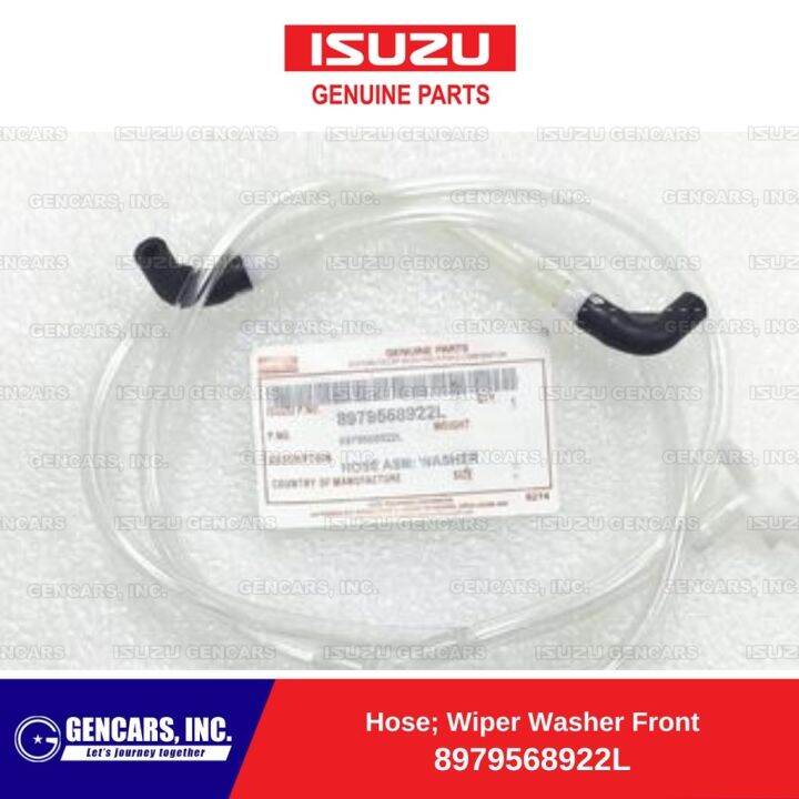 Isuzu Hose; Wiper Washer Front for Crosswind (8979568922L) (Genuine