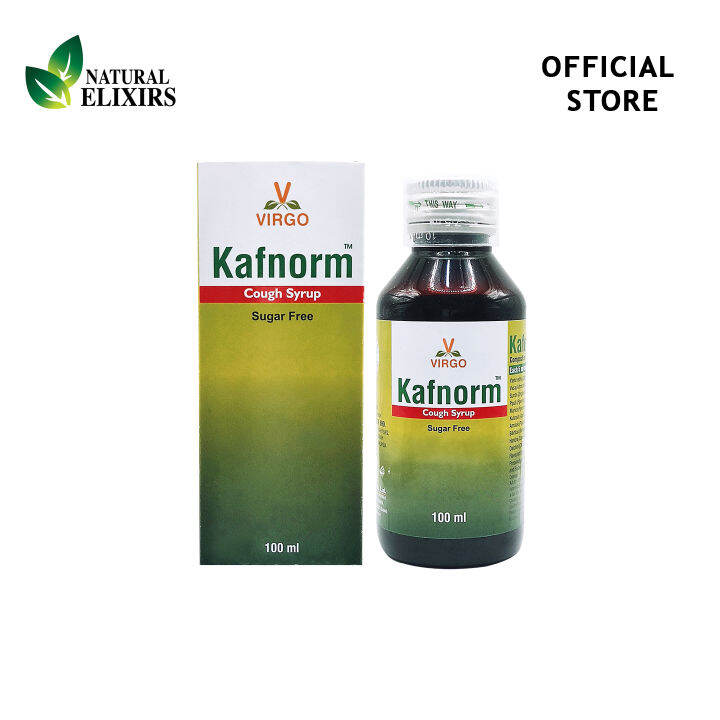 Kafnorm fast Acting Bestselling Herbal Sugar Free Cough Syrup, Prospan