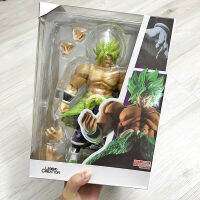 Broly SHFiguart Angry Broly อะนิเมะรูปผมสีเขียว2รูปแบบ Dark Fighting Broly Action Figure ของเล่น Gift