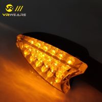 、‘【； 2Pcs Motorcycle Signal Light Heart Shape Tail Indicator Flasher Turn Brake Lamp  Lighting Amber Light LED Flicker Bendable