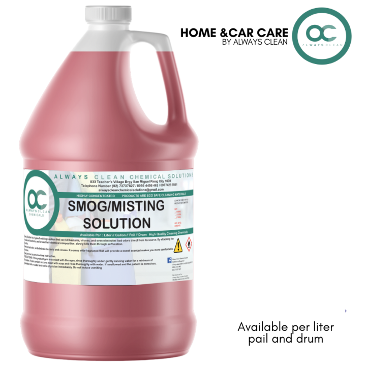 DISINFECTANT MISTING SOLUTION SO INLOVE 1 GALLON BY ALWAYS CLEAN