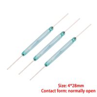 5PCS Reed switch Magnetic Switch 4x28MM Normally Open Magnetic Induction switch DIY Magnetic Reed Switchs Electronic NO WATTY Electronics