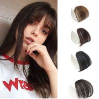 MERISI HAIR Synthetic 4Color Clip In Hair Bangs Hairpiece Fake Bangs Hair Piece Clip In Hair Extensions