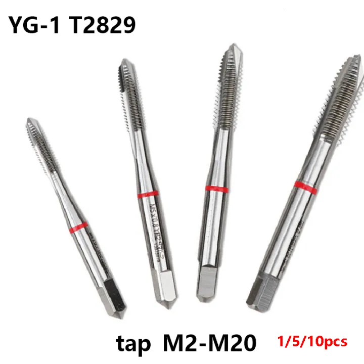 Original YG1 T2829 Through Hole Taps M4 M5 M6 M8 M10 M12 M20 Upper Chip ...