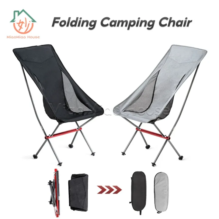 Folding Camping Chair High Back Backpacking Chair Ultralight Compact