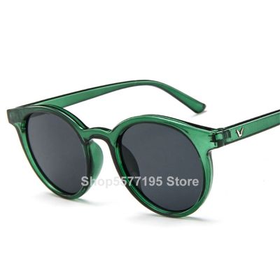 2023 New Round Frame Sunglasses Women Retro Brand Designer Pink Green Yellow Sun Glasses Female Fashion Outdoor Driving