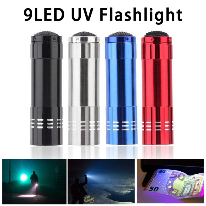 9-led-แสงสีม่วง-super-bright-ไฟฉายขนาดเล็กอลูมิเนียมแสงโฆษณาไฟฉายมินิพวงกุญแจแสง