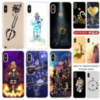 ▦✈ Soft Silicone Case For Xiaomi Redmi 10 9 8 7 6 5 4 a 9at Prime 5Plus 4x Y3 Cover Kingdom Hearts Fundas