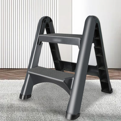 2 Step Stool Ladder Household Folding Ladder Portable Double-sided Thickened Ladder Stool With Widened Pedals