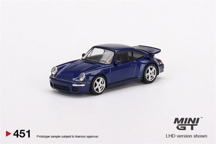 mini-gt-1-64-ruf-ctr-anniversary-dark-blue-lhd-diecast-model-car