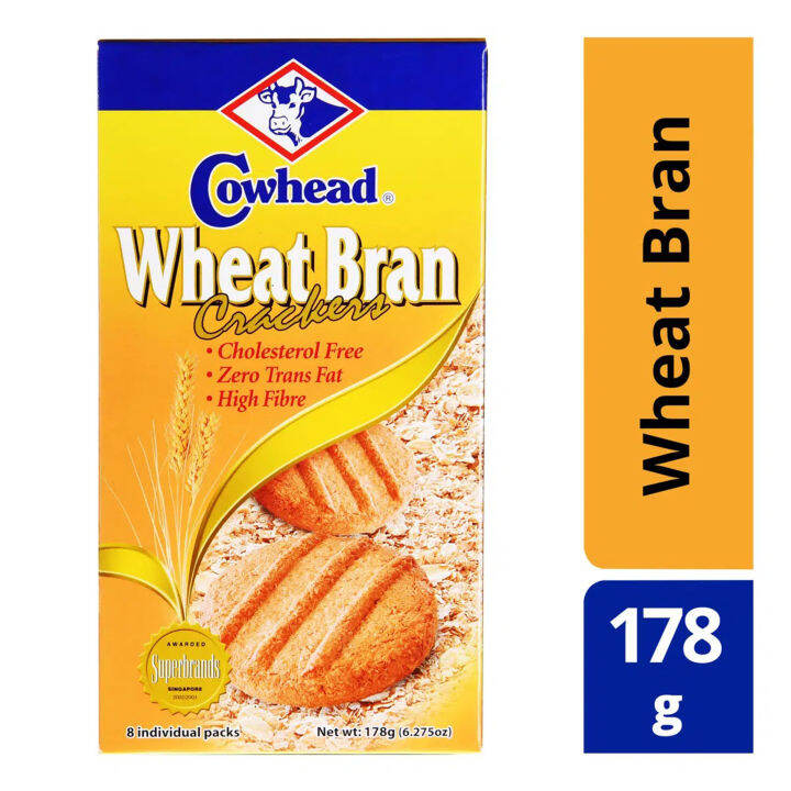 Cowhead Wheat Bran Crackers 178g (EXPIRY DATE MAY 1,2022) Lazada PH