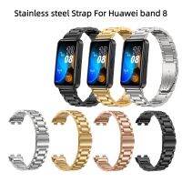 ✓ Stainless steel Watchband For Huawei band 8 Metal Strap Women Men wrist Correa HUAWEI Band 8 Bracelet Smart Watches Accessories