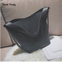 Brand Purses and Handbag Bucket Bag Leisure Chain Decoration Wide Shoulder Bag Messenger Bag Handbag High Capacity Tote Designer