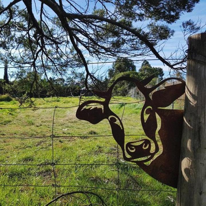 hot-k-รูปปั้นสวนศิลปะโลหะรูปวัวในฟาร์ม-ตกแต่งหัววัวเหล็กสวนกลางแจ้งสวนหลังบ้านสนามหญ้า