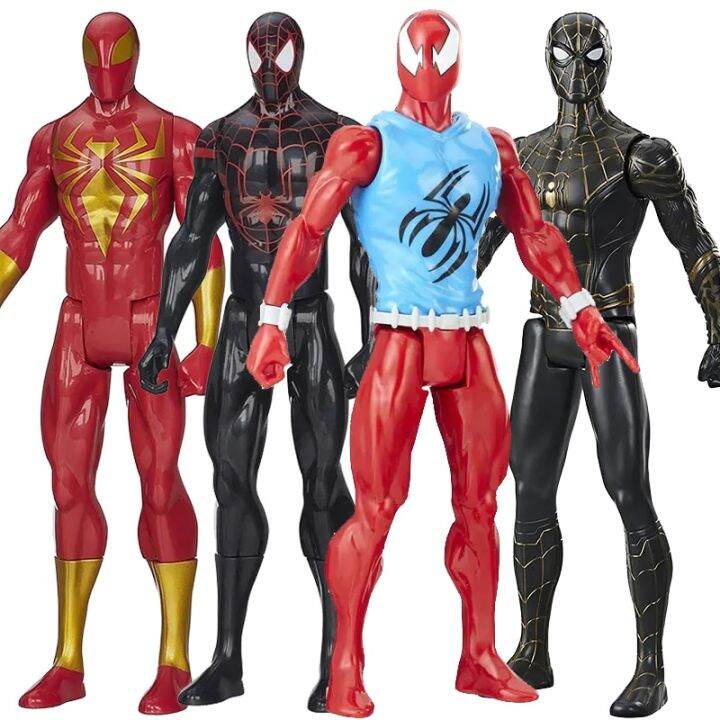 action-figureszzooi-marvel-avengers-spiderman-action-figure-spider-man-black-panther-spider-man-war-machine-ant-man-venom-christmas-gift-toy-for-boy-action-figures