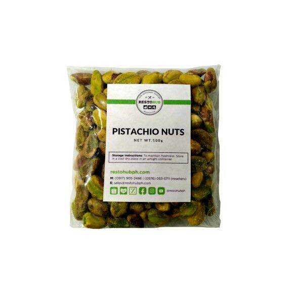 Restohub Pistachio Nuts (Without Shell) 100g / Keto / Low Carb Diet