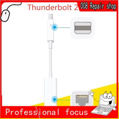 Thunderbolt 2ตัวแปลงกิกะบิตอีเธอร์เน็ตตัวแปลงพอร์ตไลท์นิ่ง Apple RJ45 A1433ตัวแปลงสายไฟ