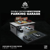 Morart 1:64 Diorama Double-Decker โรงจอดรถ No.66ฉาก/ล็อต No.86 JDM