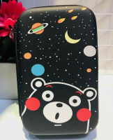 KUMAMON  BLACK   กล่องใส่ PWB, HDD , หูฟัง , เอนกประสงค์, Size XL ลาย KUMAMON  XL  SPACE   งานดี evaกันกระแทก ขนาด16x10x3.5cm งานสวยงาม มีบริการเก็บเงินปลายทาง  BY  NPNN