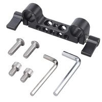 Lightweight Dual 15mm LWS Rod Clamp Railblock for Camera 15mm Rail Support System for Follow Focus