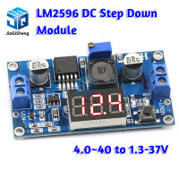 LM2596 DC DC Step Down Converter ตัวควบคุมแรงดันไฟฟ้าจอแสดงผล LED โวลต์มิเตอร์ 4.0 ~ 40 ถึง 1.3-37V Buck Adapter แหล่งจ่ายไฟแบบปรับได้-Yunjuek