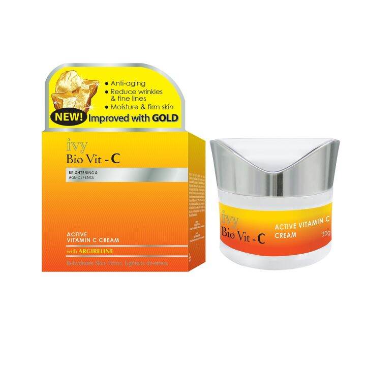 Ivy Bio VitC Active Vitamin C Cream 30g BRIGHTENING AND AGE DEFENCE