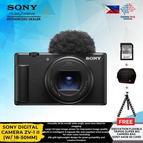 SONY DIGITAL CAMERA ZV1 II (W/1850MM), touch operation, Bokeh Switch