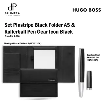 Hugo Boss Gear Icon Black Ballpoint Pen