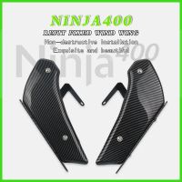 Motorcycle Front Aerodynamic Winglets Windshield Fairing Wing For KAWASAKI NINJA400 NINJA 400 2018-2022