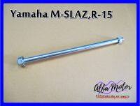 YAMAHA M-SLAZ R15 REAR SWING ARM AXLE (L.27 mm.) #แกนสวิงอาร์มหลัง​ แกนตะเกียบหลัง M-SLAZ