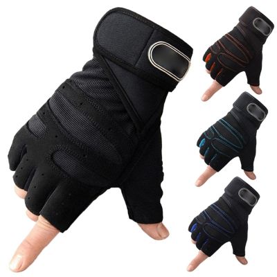1pair Gym Gloves Fitness Weight Lifting Gloves Body Building Training Sports Exercise Cycling Sport Workout Glove for Men Women M/L/XL