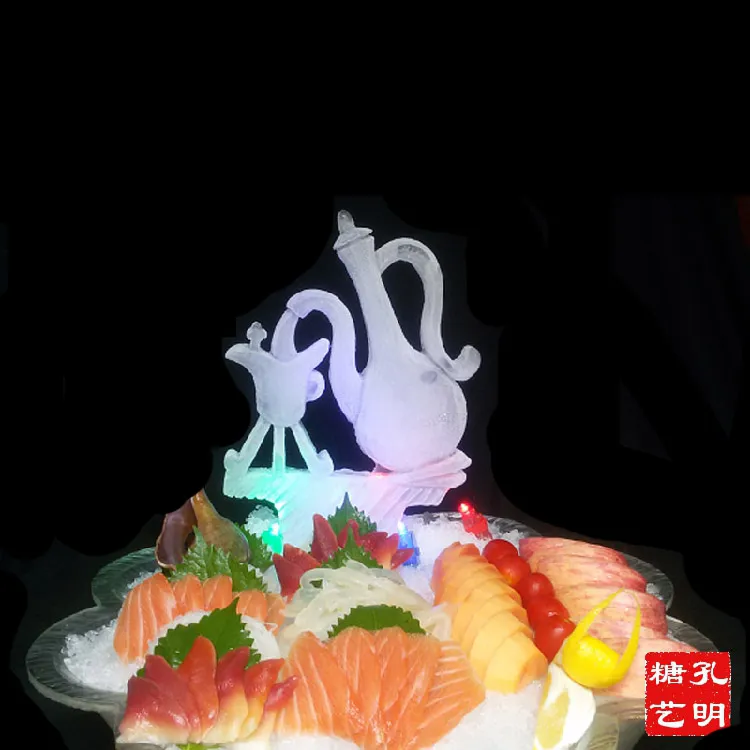 silicone mold Ice sculpture mould ice cube diyMalone carp phoenix Swan  Hourglass castle sailing blessed coco sea fish Bride