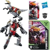 Hasbro Transformers Power of The Primes Dinobot Slash 8Cm Legends Class Original Action Figure Toy Birthday Present Collect