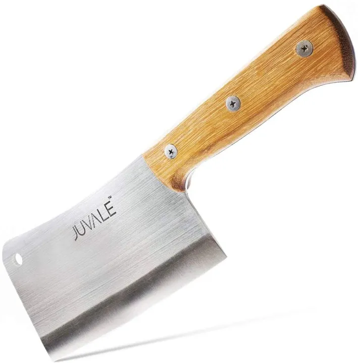 Juvale JVL8541907643* มีดสับ Meat Cleaver Heavy Duty Knife Lazada.co.th