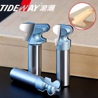 Tideway Industrial Grade Two Arc Nail Milling Cutter กรอบประตูงานไม้ Handle Router Bits Drawer Lock Hole Slotting