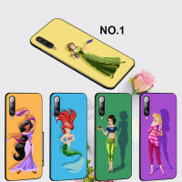 Casing หรับ Xiaomi Redmi 10C 10X 10 9C NFC 9T 9A 9 Prime 8A 8 7A 7 6 6A 5 Plus 5A Pro Disney Princess Fashion Pattern Phone เคสโทรศัพท์