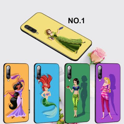 Casing หรับ Xiaomi Redmi 10C 10X 10 9C NFC 9T 9A 9 Prime 8A 8 7A 7 6 6A 5 Plus 5A Pro Disney Princess Fashion Pattern Phone เคสโทรศัพท์