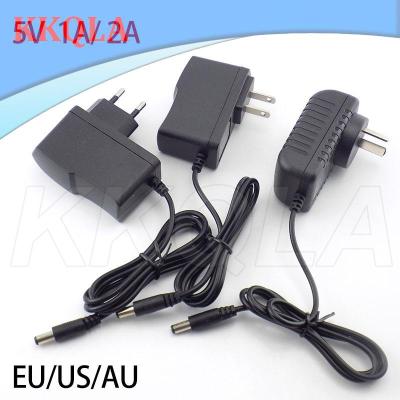 QKKQLA AC DC 5V 1A 2A 2000mA Adapter Power Supply Adaptor 5.5mm*2.1mm Wall Charger for Led Strip Light Lamp CCTV Camera