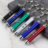 ✤ 5pcs 2-in-1 Mini Fun Cat Pointer Pen Red Light 4mw Pointer With Led Torch Interactive Toy Keyring For Teaching Pet