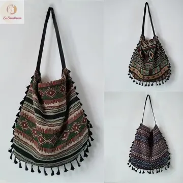 Women's Vintage Leather Gypsy Bag