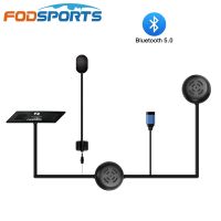 【LZ】∋►  Fodsports-Intercomunicador para motociclos Auscultadores Bluetooth para Capacete USB Tipo C Prompt por Voz 1000m BT5.0 F2