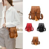 【CW】❇☎❁  Fashion mini womens designer shoulder messenger bag pu leather lady phone female flip