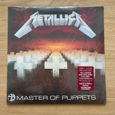 แผ่นเสียง Metallica : master of puppets  ,Vinyl, LP, Album, Reissue, Remastered แผ่นเสียงมือหนึ่ง ซีล