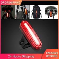 120lm Bicycle LED Taillight Rainproof USB Rechargeable Bicycle Safety Warning Light MTB Bicycle COB Cycling Helmet Taillight