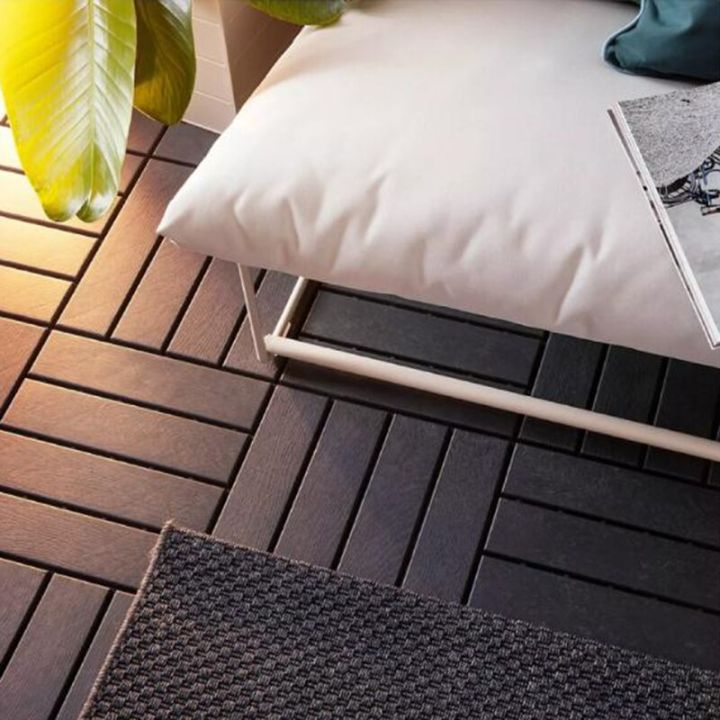 1pcs-30x30x2ซม-diy-เป็นมิตรกับสิ่งแวดล้อม-interlocking-decking-กระเบื้องปูพื้นพลาสติกระเบียงสวนระเบียง-decking-กระเบื้องกลางแจ้ง-anti-corrosion