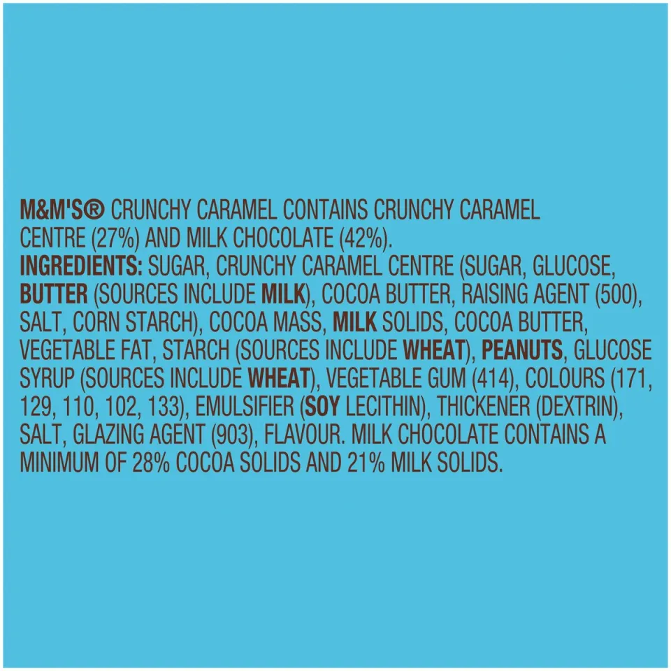 M&M's Crunchy Caramel 130g — Shopping-D Service Platform
