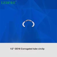 Ledfre 10ชิ้นห่วงสแตนเลสสำหรับท่อลูกฟูกประปาอุปกรณ์ห้องน้ำ Lf18003-10