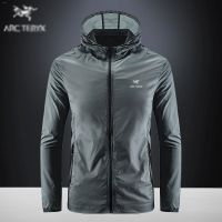 เสื้อผ้าผู้ชาย Upf50หนังกระดูก Arcteryx เสื้อผ้าสำหรับฤดูร้อนใหม่บางเฉียบกลางแจ้งป้องกันรังสียูวีการตกปลาการปีนเขาเสื้อผ้าป้องกันแสงแดด